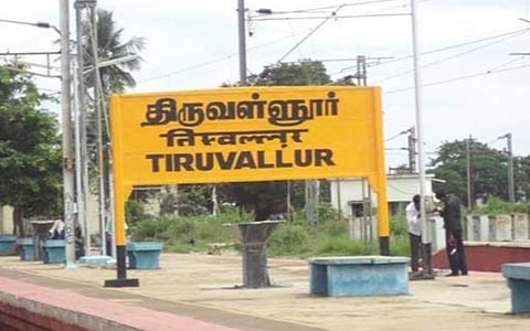 ஆர்‌.கே. பேட்டை அருகே போலீஸ் பாதுகாப்புடன் நடந்த இலவச வீட்டுமனைகள் அளவீடு செய்யும் பணி