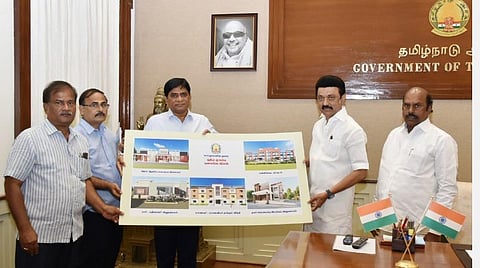 புதிய தோற்றத்தில் அரசு கட்டிடங்கள்: வரைபடத்தை வெளியிட்டார் முதல்வர்