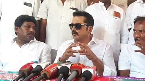 சேலத்தில் சமக தலைவர் சரத்குமார்