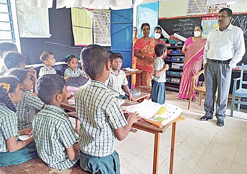 பூந்தமல்லியை அடுத்த நேமம் குழந்தைகள் மையத்தை சமூகநலம் மற்றும் மகளிர் உரிமைத் துறை அரசு கூடுதல் தலைமைச் செயலாளர் ஷம்பு கல்லோலிகர் ஆய்வு செய்தார்.