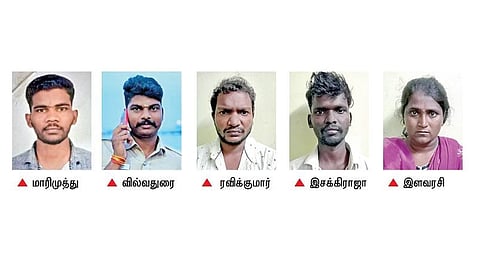 கும்மிடிப்பூண்டியில் மாயமான தனியார் நிறுவன ஊழியரை கொன்று ராஜபாளையம் கண்மாயில் உடல் வீச்சு: போலீஸ்காரர், பெண் உட்பட 4 பேர் கைது