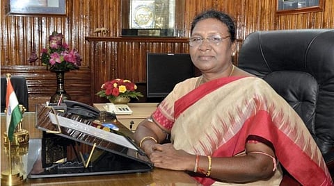 பாஜக கூட்டணியின் குடியரசுத் தலைவர் வேட்பாளர் திரவுபதி முர்மு.