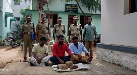மதுரையில் ரூ.10 கோடி மதிப்புள்ள திமிங்கலம் எச்சம் பறிமுதல்: மூவர் கைது