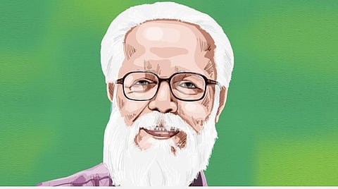 இஸ்ரோவின் முன்னாள் விஞ்ஞானி நம்பி நாராயணன்.