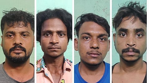 சென்னையில் 10 கிலோ கஞ்சா பறிமுதல்: வட மாநிலத்தவர்கள் 4 பேர் கைது