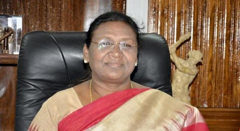 பாஜகவின் குடியரசுத் தலைவர் வேட்பாளர் திரவுபதி முர்மு.