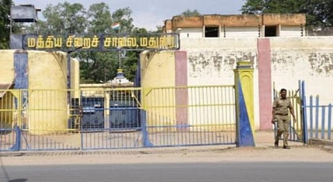 மதுரை மத்திய சிறைச்சாலை.