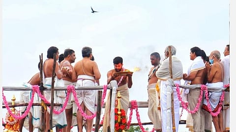 திருவட்டாறு ஆதிகேசவ பெருமாள் கோயிலில் 418 ஆண்டுகளுக்கு பிறகு கும்பாபிஷேகம் கோலாகலம் - பக்தர்கள் தரிசனம்