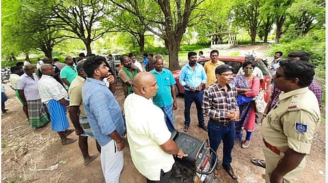 விவசாயிகள் எதிர்ப்பு: புதுச்சேரியில் அகழாய்வுப் பணிகள் நிறுத்தம்