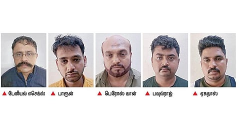 தமிழகம் முழுவதும் வியாபாரிகளிடம் பணம் பறிப்பு: கரூரில் கைதான கர்நாடக கும்பல் மீது குவியும் புகார்கள்