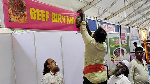 சென்னை உணவுத் திருவிழாவில் பீப் பிரியாணி அரங்கு அமைப்பு: இன்று முதல் சுவைக்கலாம்