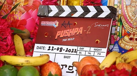 பூஜையுடன் தொடங்கியது ‘புஷ்பா 2’ படப்பிடிப்பு 