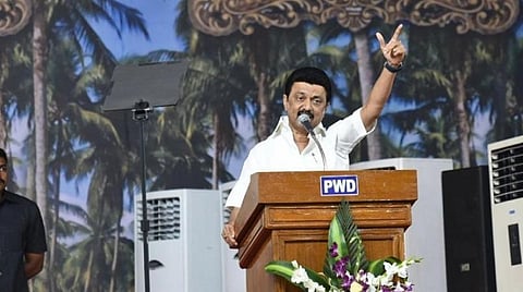கோவையில் நடந்த விழாவில் முதல்வர் ஸ்டாலின். | படம்: ஜெ.மனோகரன்.