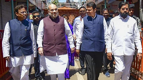 அமித்ஷா மும்பை சென்றபோது அத்துமீறி நுழைந்த ஆந்திர எம்பியின் தனிசெயலர் கைது
