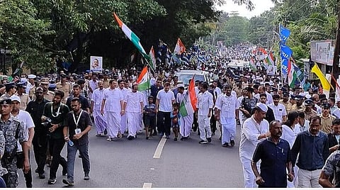ராகுல் காந்தி பாரத ஜோடோ யாத்ரா.