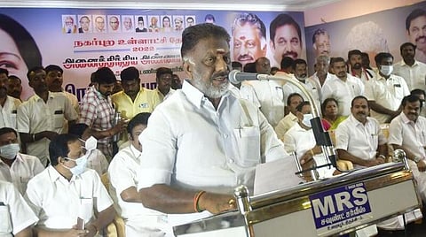 ஓ.பன்னீர்செல்வம் | கோப்புப்படம்