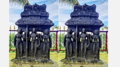 மதுரை மாவட்டம் தே.கல்லுப்பட்டி அருகே தி.குன்னத்தூரில் கண்டறியப்பட்ட கி.பி.16ம் நூற்றாண்டைச் சேர்ந்த வளரி வீரன் சிற்ப நடுகல்.