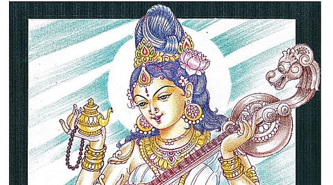 நவராத்திரி கதை: ராமாயணத்துக்கு விதை போட்ட சரஸ்வதி!