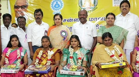 சென்னையில் அமைச்சர் கீதா ஜீவன் கலந்துகொண்ட நிகழ்ச்சி