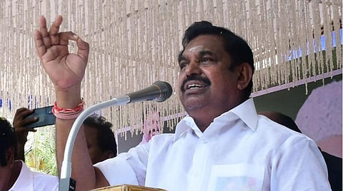 கோப்புப் படம் | எதிர்க்கட்சித் தலைவர் எடப்பாடி பழனிசாமி