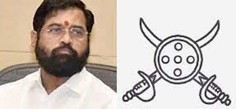 ஷிண்டே தலைமையிலான ‘பாலாசாஹேப்பின் சிவ சேனா’ கட்சிக்கு போர்வாள் - கேடயம் சின்னம் ஒதுக்கீடு