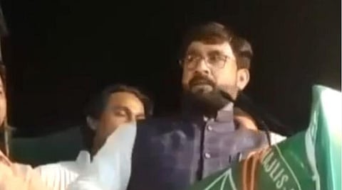 ஒவைசி கட்சியின் உ.பி.மாநிலத் தலைவர் சவுகத் அலி வைரலான வீடியோ பேச்சு