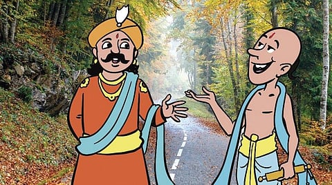 மொழிபெயர்ப்பு: தெனாலி ராமனால் சிங்கத்தை வேட்டையாட முடியுமா?