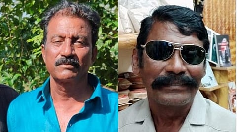 சிறையிலிருந்து விடுதலையான ஆண்டியப்பன் மற்றும் பெருமாள்.