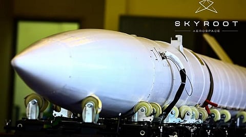 இந்தியாவில் முதல்முறையாக விக்ரம் எஸ் தனியார் ராக்கெட் நாளை விண்ணில் பாய்கிறது