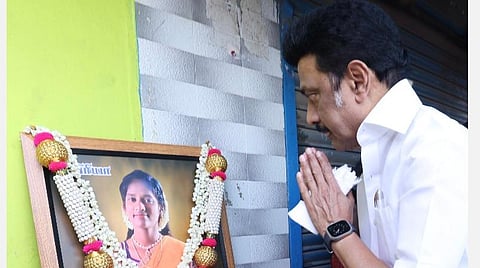அஞ்சலி செலுத்திய முதல்வர் மு.க.ஸ்டாலின்