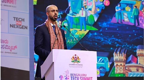 எதிர்கால தொழில்நுட்பத்தில் இந்தியாவின் தடயம் எல்லா இடத்திலும் இருக்கும் - பெங்களூரு மாநாட்டில் யுஏஇ அமைச்சர் புகழாரம்