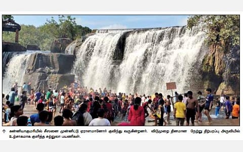 10 நாட்களில் 2 லட்சம் பயணிகள் வருகை: குமரியில் களைகட்டிய சுற்றுலா வர்த்தகம்