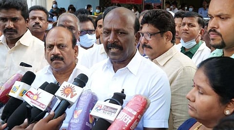 செங்கல்பட்டில் செய்தியாளர்களைச் சந்தித்த அமைச்சர் மா.சுப்பிரமணியன்