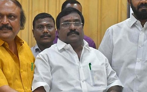 புதுவை எதிர்க்கட்சித் தலைவர் சிவா | கோப்புப் படம்