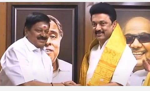 திமுகவில் இணைந்த கோவை செல்வராஜ்