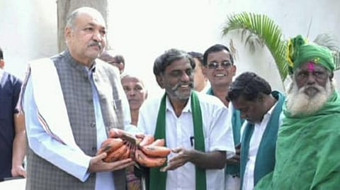 சத்தீஸ்கர் முதல்வரை சந்தித்த டெல்டா விவசாயிகள்