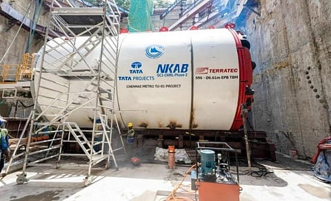 கெல்லீஸ் - தரமணி வரை மெட்ரோ ரயில் சுரங்கப்பாதை பணி: 8 சுரங்கம் துளையிடும் இயந்திரங்கள் பயன்படுத்த திட்டம்