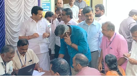 அமைச்சர் செந்தில் பாலாஜி ஆய்வு