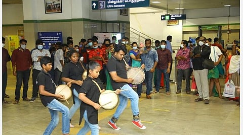 மெட்ரோ ரயில் நிலையங்களில் டிச. 17, 18-ல் கலைநிகழ்ச்சிகள்