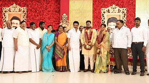 அமைச்சர் நாசர் இல்லத் திருமண விழாவில் தமிழக முதல்வர் மு.க.ஸ்டாலின்