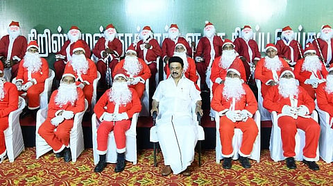 பெரம்பூரில் நடைபெற்ற கிறிஸ்துமஸ் விழாவிவ் பங்கேற்ற முதல்வர் மு.க.ஸ்டாலின்