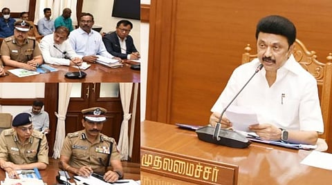 முதல்வர் தலைமையில் நடைபெற்ற ஆய்வுக் கூட்டம்