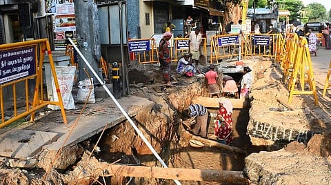 மழைநீர் வடிகால் பணிகள் | கோப்புப் படம்