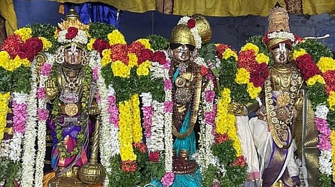 ஸ்ரீவில்லிபுத்தூர் ஆண்டாள் கோயில் ராப்பத்து உற்சவம்: பெரிய பெருமாள் ரெங்கமன்னார் சமேதரராக காட்சியளித்த ஆண்டாள்