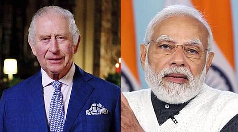 இங்கிலாந்து மன்னர் மூன்றாம் சார்லஸ், பிரதமர் நரேந்திர மோடி