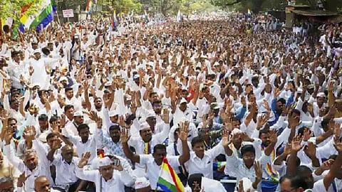 ஜெயின் சமூகத்தினர் போராட்டம்