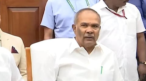 செய்தியாளர்களைச் சந்தித்த பேரவைத் தலைவர் அப்பாபவு
