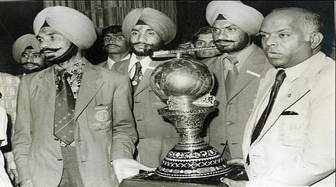 1975-ல் உலகக் கோப்பை வென்ற இந்திய ஹாக்கி அணி