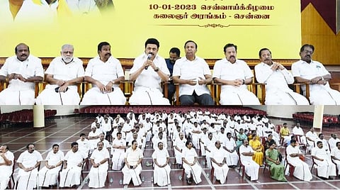 திமுக எம்எல்ஏக்கள் கூட்டம்