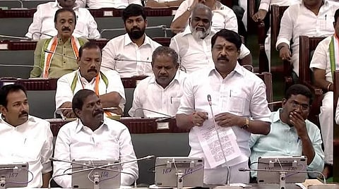 பேரவையில் ராமாயணம் குறித்த பேச்சுக்கு பாஜக எதிர்ப்பு